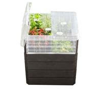 Graf Kit potager carré 645182 surélevé en plastique gris