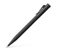 Graf von Faber-Castell 131585 - Portemine Tamitio Black Edition, 1 pièce | Corps en métal laqué mat avec des éléments métalliques noirs mats et un degré de dureté B