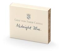 Graf von Faber-Castell 141107 - Lot de 6 cartouches d'encre Bleu nuit