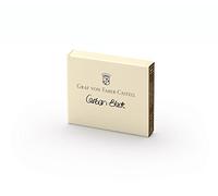 Graf von Faber-Castell Cartouches d'encre - Noir Carbone (Lot de 6) | Encre indélébile aux couleurs intenses pour stylos à plume
