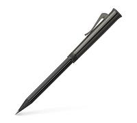 Graf von Faber-Castell - Crayon parfait Black Edition | Crayon haut de gamme avec revêtement en titane, dureté B, taille-crayon et gomme intégrés