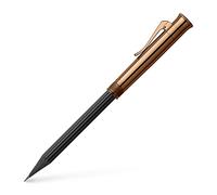 Graf von Faber-Castell - Crayon Perfekter Brown | Crayon haut de gamme avec revêtement PVD marron, dureté B, taille-crayon et gomme