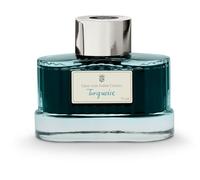 Graf von Faber-Castell - Flacon d'encre turquoise, 75 ml | Encre pour stylo-plume indélébile, aux couleurs d'une intensité éclatante, présentée dans un élégant encrier