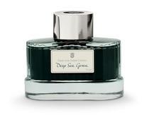 Graf von Faber-Castell - Flacon d'encre vert Deep Sea, 75 ml | Encre pour stylo-plume indélébile sur papier, d’une intensité de couleur éclatante, dans un élégant encrier