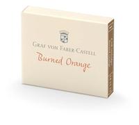 Graf von Faber-Castell Lot de 6 cartouches d'encre orange brûlé 14111, rose, 9 x 50 x 42 mm