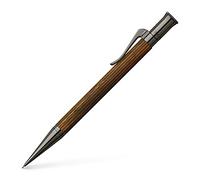 Graf von Faber-Castell - Porte-mine Classic Macassar, 0,7 mm | Manche raffiné en bois de Macassar avec revêtement PVD titane, dureté B