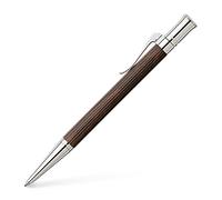 Graf von Faber-Castell - Stylo à bille à rotation Classic Grenadille | Corps en bois de grenadille avec des éléments métalliques platinés et une recharge grande capacité indélébile