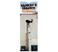 Graffiti OFFICIEL de Banksy | Calendrier mural mensuel mince 5,7 x 16,5 pouces (à suspendre) 2026 | BrownTrout | Dessins de street art