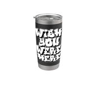 Graffiti Wish You Were Here Gobelet isotherme en acier inoxydable double paroi