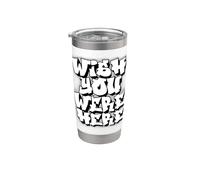 Graffiti Wish You Were Here Gobelet isotherme en acier inoxydable double paroi