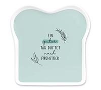 Grafik-Werkstatt Assiette à pain avec inscription en porcelaine - Un bon jour