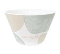 Grafik-Werkstatt Bol à céréales en or véritable | Bol en porcelaine | Bon appétit