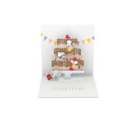Grafik-Werkstatt | Carte pop-up Pretty | 3D | Tous vos vœux d'anniversaire