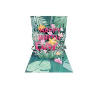Grafik-Werkstatt | Carte pop-up Pretty | tridimensionnelle | Happy Birthday