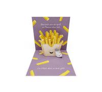 Grafik-Werkstatt | Carte pop-up Pretty | Tridimensionnelle | Sans toi, le monde serait comme des frites sans sel