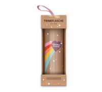 Grafik-Werkstatt Gourde en verre avec inscription amusante | avec dragonne | 550 ml | Bouteille préférée