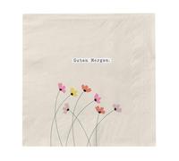 Grafik Werkstatt Lot de 20 grandes serviettes avec inscription en allemand 16,5 x 16,5 cm Multicolore
