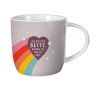 Grafik-Werkstatt Tasse à café avec inscription en allemand « Du bist die Beste » de 300 ml.