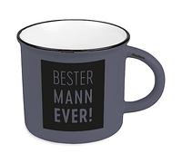 Grafik-Werkstatt Tasse à café vintage | Tasse en céramique à offrir | 400 ml | Bester Mann Ever!