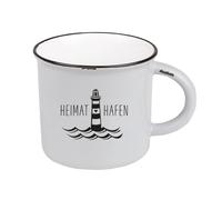 Grafik-Werkstatt Tasse à café vintage | Tasse en céramique à offrir | 400 ml | Maritime | Home Port