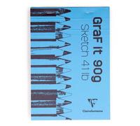 GraF'it bloc agrafé 80F A6 90g - Bleu