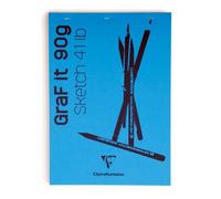 GraF'it bloc agrafé 80F A6 90g - Bleu roi