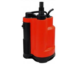 Grafner Pompe d'évacuation des eaux usées 400 watts jusqu'à 7500 l/h de débit, avec interrupteur à flotteur, aspiration plate jusqu'à 25 mm, Ø16mm corps étrangers, pompe de drainage immergée puits pom