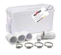 Grafner Système de levage 3/1 300 W avec 6000 l/h, 3 entrées, hauteur 7 m, système de levage 100 l/min, anti-retour, système de relevage des eaux usées, douche, évier, cave, machine à laver