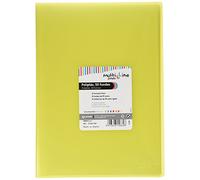 Grafoplás 01461760 Classeur multiline 50 pochettes format feuille Jaune