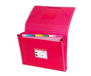 Grafoplás 02963054-carpeta avec soufflet, modèle Folio, couleur ROSE