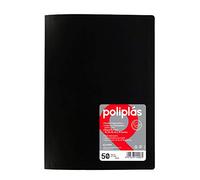 Grafoplas 1155143 - Classeur 50 feuilles plastique Noir