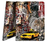 Grafoplás 1332446 Classeur de 30 pochettes transparentes A4 Couvercles polypropylène New York Collection Cities