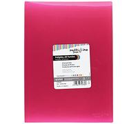 Grafoplas 1451754 - Classeur de 20 pochettes, modèle Folio, couverture PP, couleur fuchsia