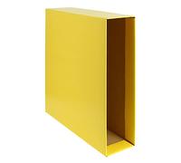 Grafoplás 17171460. Lot de 12 pochettes de classement Grafcolor, couleur jaune, format A4, dos 80 mm citronier