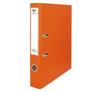 Grafoplás 27269352. Lot de 12 classeurs à levier A4, anneaux 45 mm, orange, doublure en polypropylène, œillet sur le dos, série Graphcolor