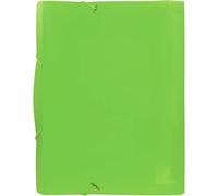 Grafoplás 2960820 Série Xs Classeur à soufflet avec élastiques, Vert, Folio
