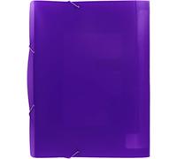 Grafoplás 2960835 Série Xs Classeur à soufflet avec élastiques, Violet, Folio
