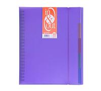 Grafoplas 39423035 Classeur 30 pochettes Système in & out Violet A4