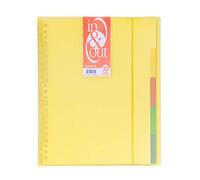 Grafoplas 39423060 - Classeur, 30 pochettes Système in & out, A4, jaune
