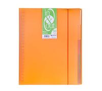 Grafoplas 39425052 Classeur 50 pochettes Système in & out Orange A4