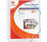 Grafoplás 39846000 Maxiplás Classeur à spirale personnalisable 60 pochettes Multicolore 30,8 x 24 x 22 cm