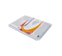 Grafoplas 5830000 - Pochettes PVC Soufflet en U, A4, transparent