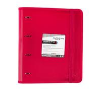 Grafoplás 88100054. Carpeblock avec 4 anneaux de rechange et intercalaires, A4, fuchsia, polypropylène ligné, Carpebook Multiline
