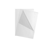 Grafoplas Boîte de 100 dossiers avec ongle, polypropylène de qualité basique, format folio, plastique transparent, finition peau orange, ouverture supérieure et latérale, parfaits pour les documents