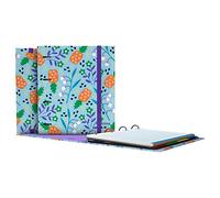 Grafoplas - Carpebook A4 4 anneaux 35 mm Recharge 100 hj 90 g Flower Elena Corredoira, Multicolore (88102642)