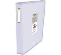 Grafoplas Classeur à 4 anneaux en plastique A4 + Lavande Soft, collection Papeterie Like, polypropylène semi-rigide opaque, anneaux en forme de D 40 mm, capacité supplémentaire documents DIN A4 et
