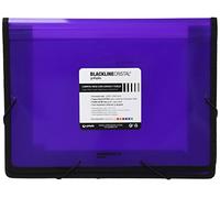 Grafoplas Classeur à élastiques-4800535 et Economique grâce à sa très grande capacité soufflet Violet A4