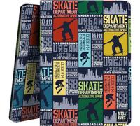 Grafoplás Classeur à pochettes en plastique A4 | Couverture souple | 30 doublures en polypropylène | Collection Design Bits&Bobs Pop Up Design Skate | Polyplas | Parfait pour organiser vos fournitures