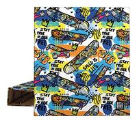 Grafoplás | Classeur A4 | 4 anneaux mixtes 40 mm | Collection Bits&Bobs Pop Up Desing | Street | Certifié FSC