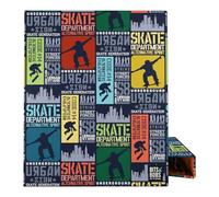 Grafoplás Classeur scolaire A4 Skate Bits&Bobs Pop Up Design 4 anneaux mixtes 25 mm Certifié FSC Plastifié mat avec vernis UVI Parfait matériel scolaire